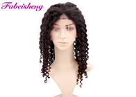 Deep Wave Full Lace Wigs Kinky Curly Human Hair For Black Women